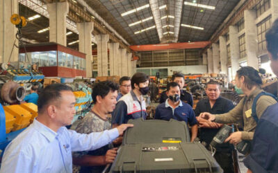 วันที่ 3/8/2563 บริษัท รินโน อินเตอร์เทรด จำกัด ได้เดินทางไปทดลองใช้งานประแจปอนด์