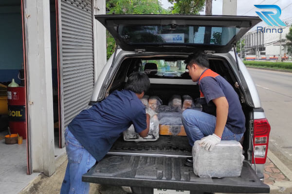 วันที่ 21/9/2020 รินโนฯ ดำเนินการส่งมอบฝาสูบงาน Cylinder Head